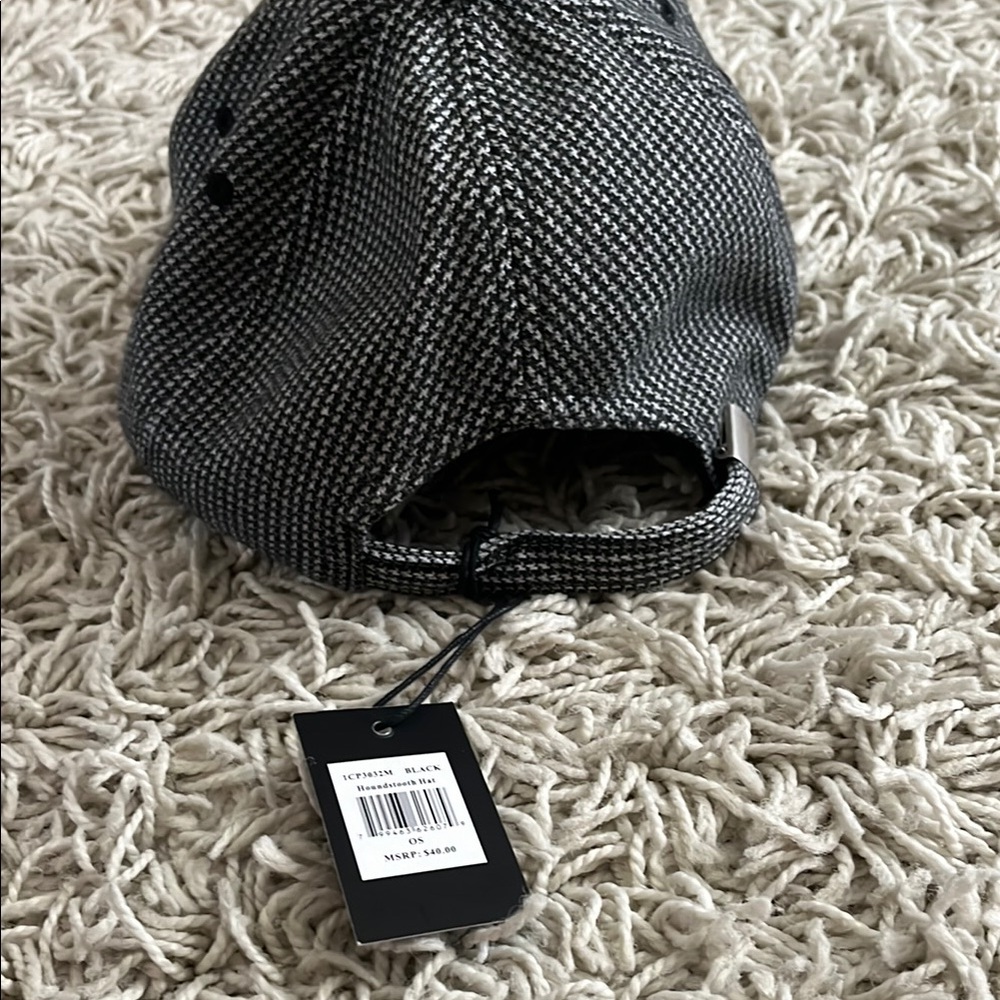 PX Black and White Houndstooth Cap - Picture 3 of 3